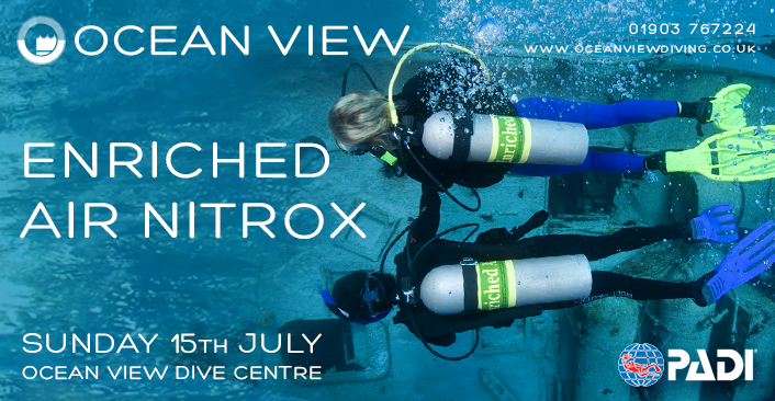 PADI Enriched Air Nitrox course July 2018