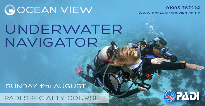 Underwater Navigator Diver Course August 2024