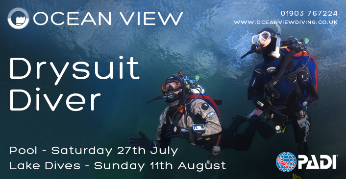 PADI Drysuit Diver Course in July / August 2024