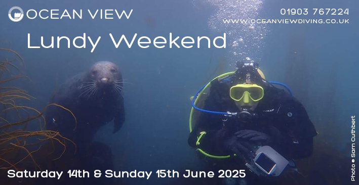 Lundy Dive weekend 14th to 25th June 2025