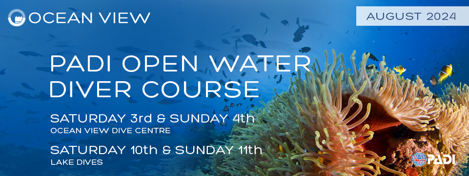 PADI Open Water course 2024