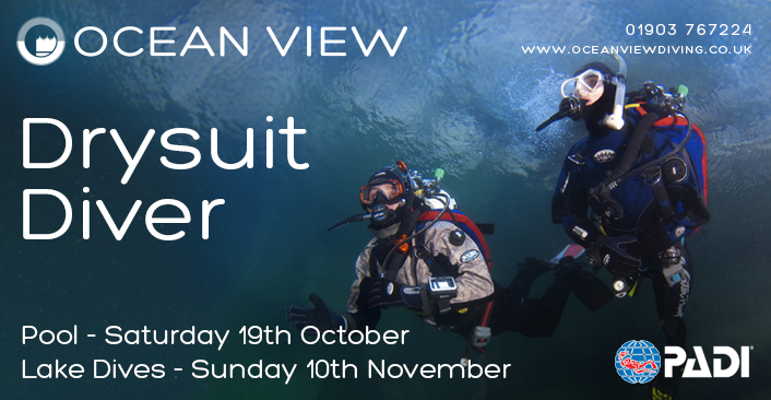 PADI Drysuit Diver Course in October / November 2024