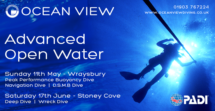 PADI Advanced Open Water course May 2025