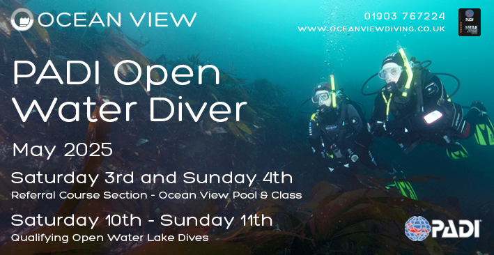 PADI Open Water Course May 2025